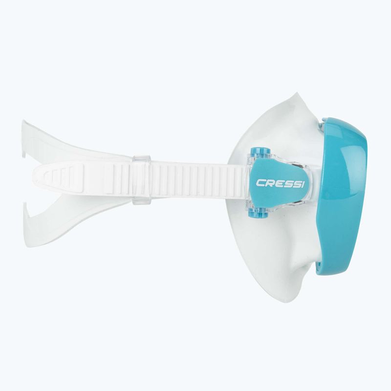 Dámská potápěčská maska Cressi Honey 420 UV white/aquamarine/blue/orange 3