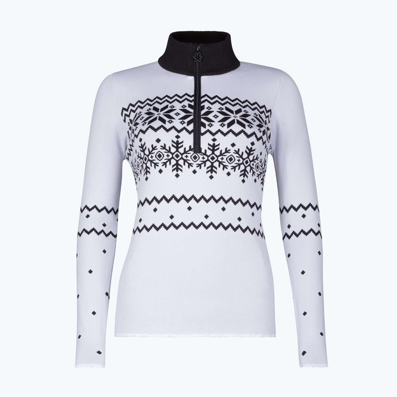Dámská termo mikina Newland Groenlandia Half Zip white/black 5