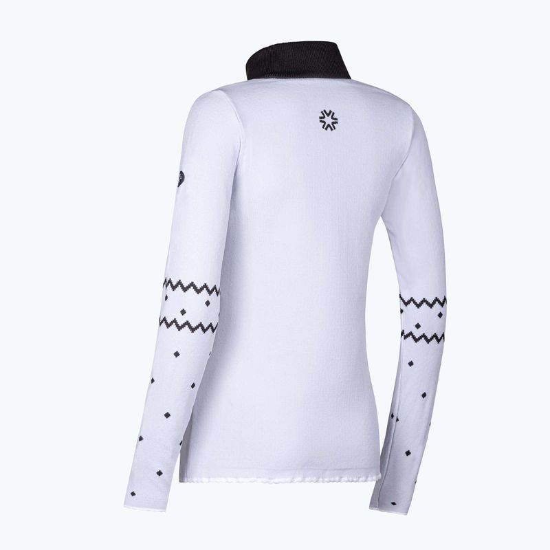 Dámská termo mikina Newland Groenlandia Half Zip white/black 6