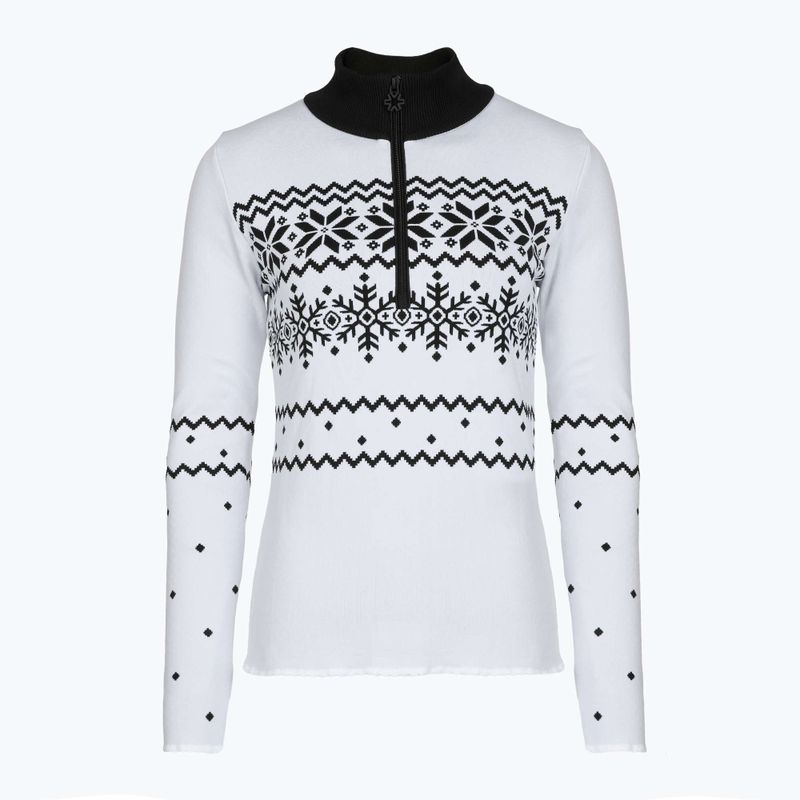 Dámská termo mikina Newland Groenlandia Half Zip white/black