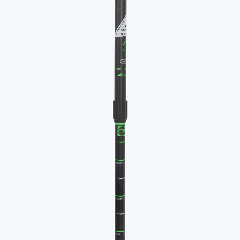 Nordic walking hole GABEL Carbon XT 2S 80 F.L. black/lime 4