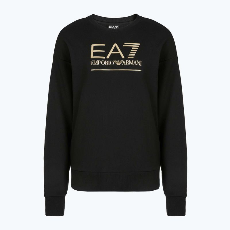 Pánská mikina EA7 Emporio Armani Train Visibility black / gold