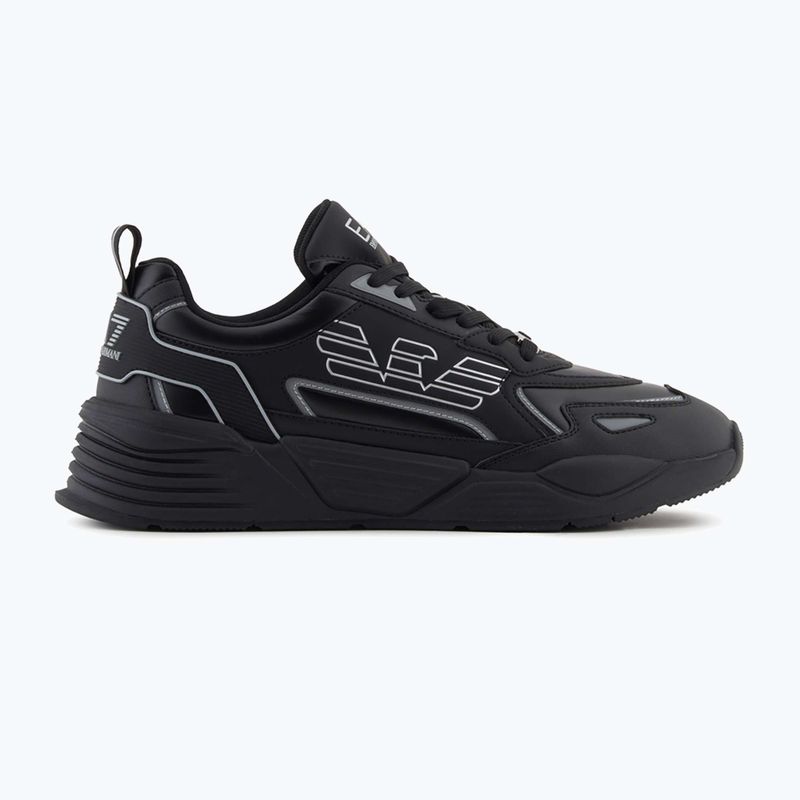 Boty EA7 Emporio Armani Ace Runner Special triple black / silver 8
