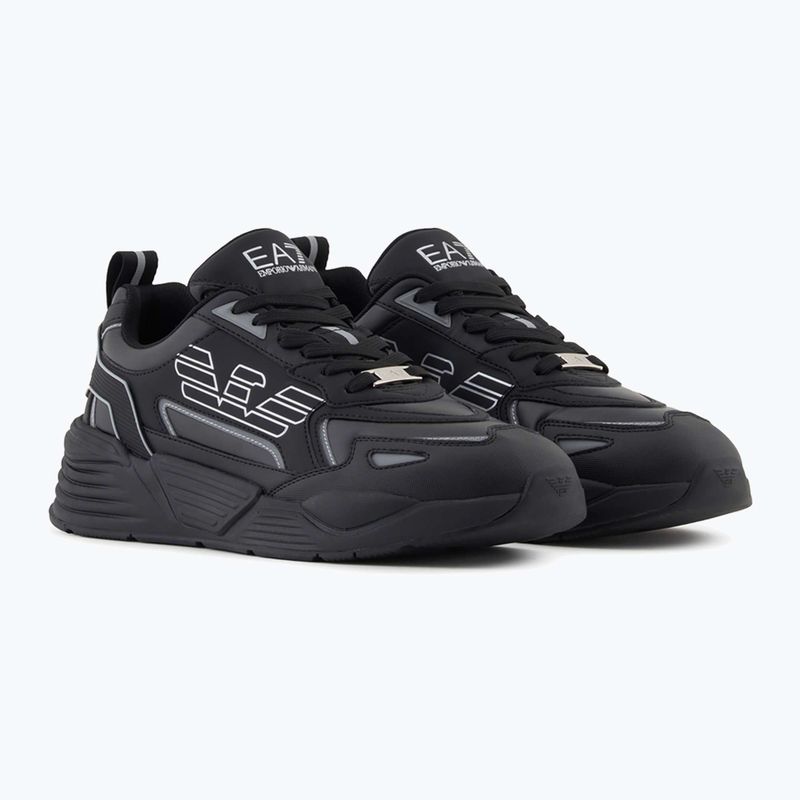Boty EA7 Emporio Armani Ace Runner Special triple black / silver 9