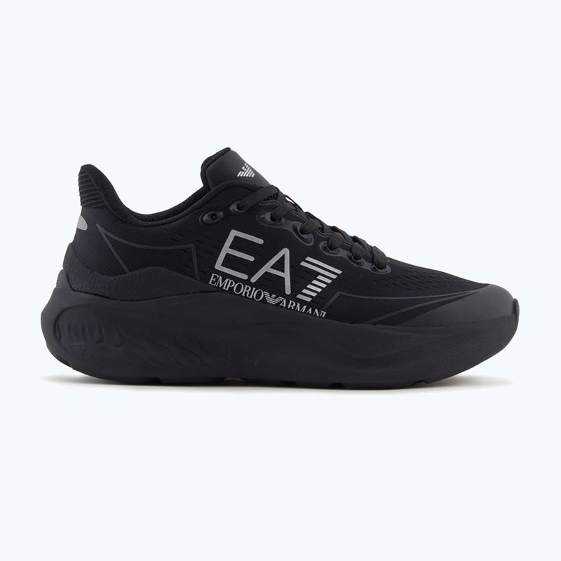 Boty EA7 Emporio Armani Wave Cracking full black / silver 8