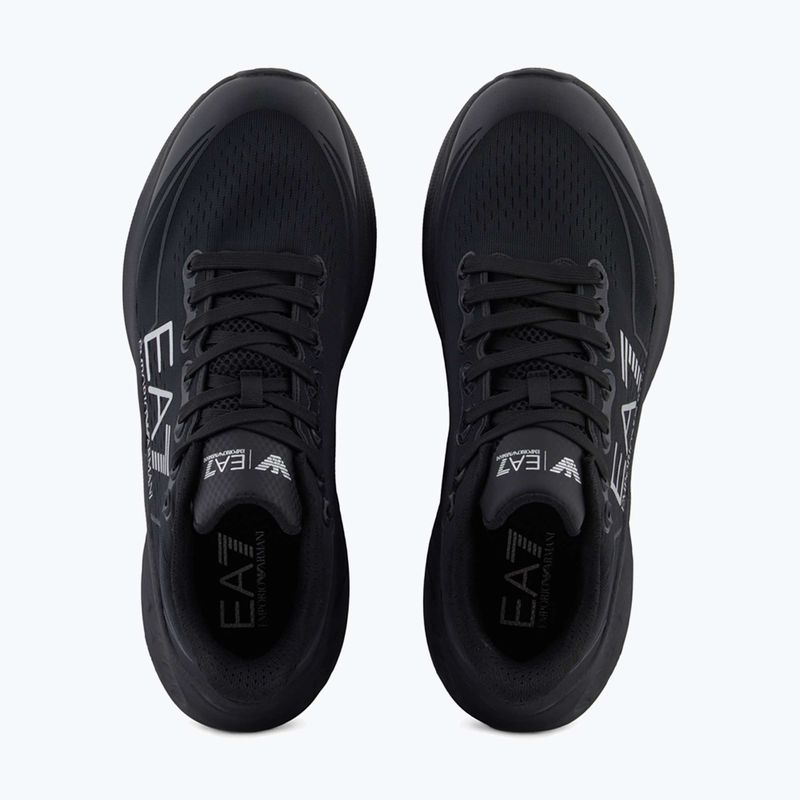 Boty EA7 Emporio Armani Wave Cracking full black / silver 12
