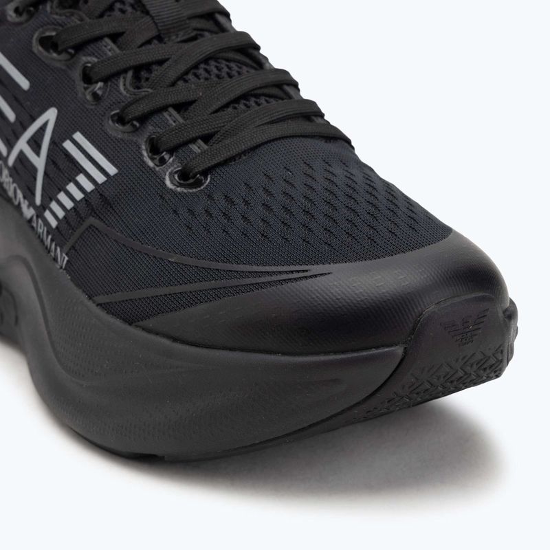 Boty EA7 Emporio Armani Wave Cracking full black / silver 7