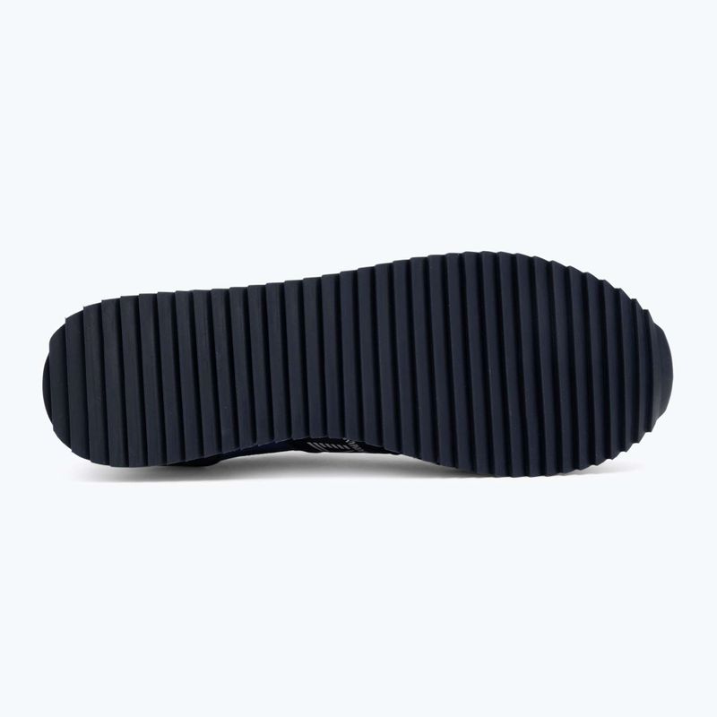 Boty EA7 Emporio Armani Black & White Suede sky captain / deep cobal / mineral 4