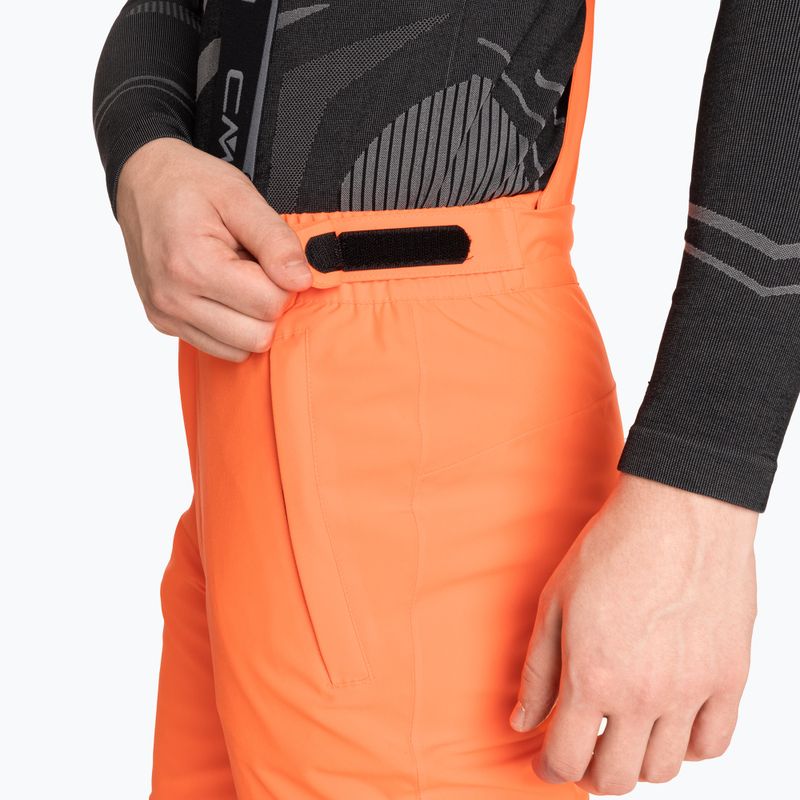 Pánské lyžařské kalhoty CMP 3W17397N fanta fluo 4