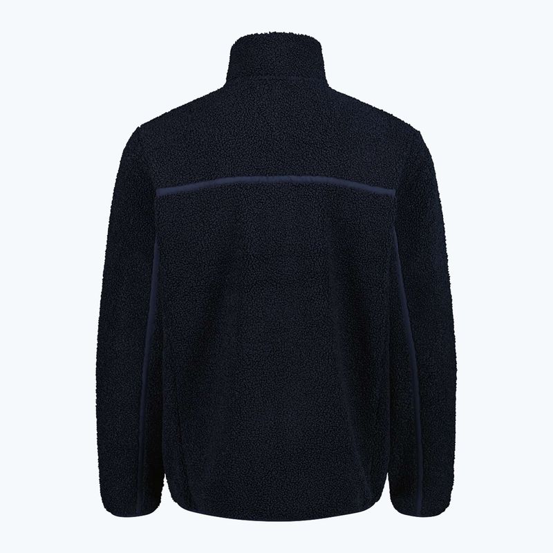 Pánská bunda CMP 35P3877 Teddy Highloft black/blue 2