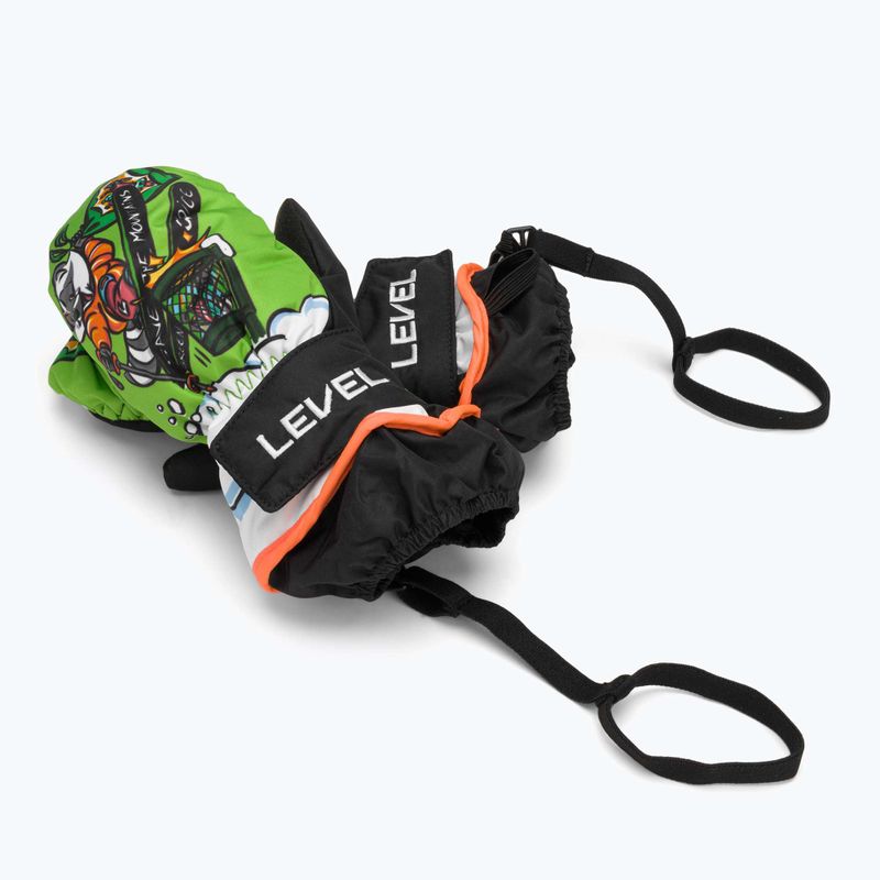 Dětské lyžařské rukavice Level Animal lime 6