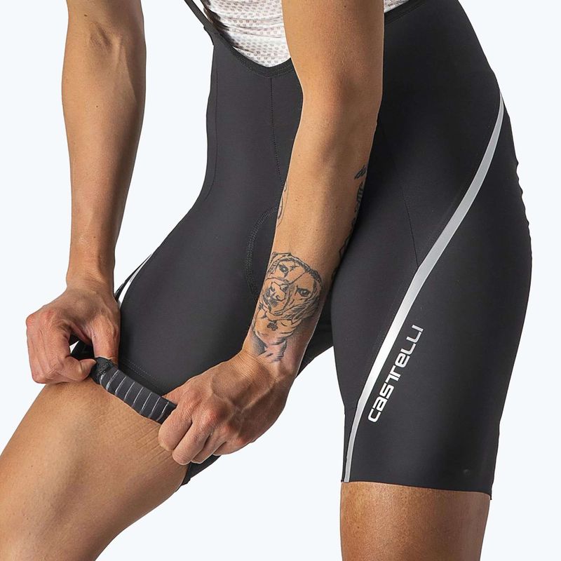 Dámské cyklistické šortky Castelli Velocissima 3 black/silver 5