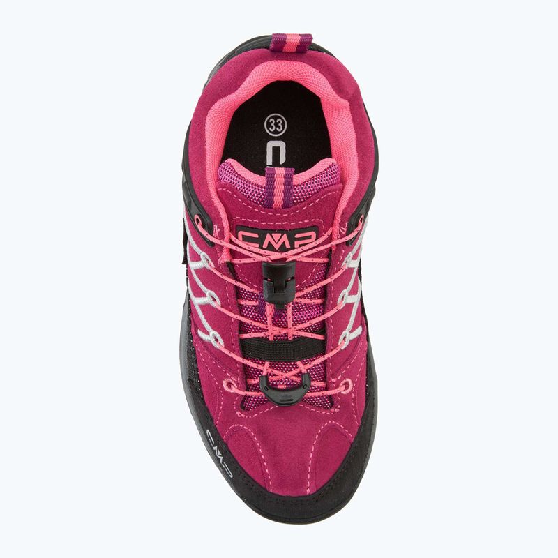 Dětské trekové boty CMP Rigel Low Wp berry / pink fluo 5