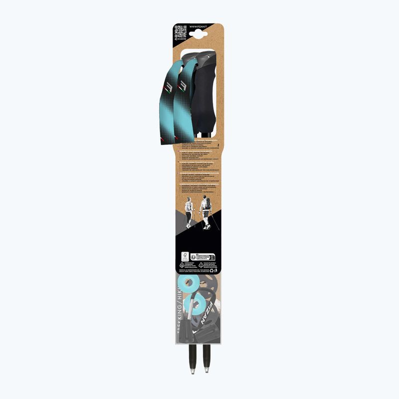 Trekové hole Fizan Compact Tech 4 light blue 4