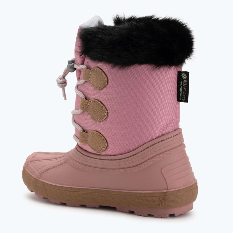Dětské sněhule syntetická kůže BOATILUS Nippy 02 pink 3