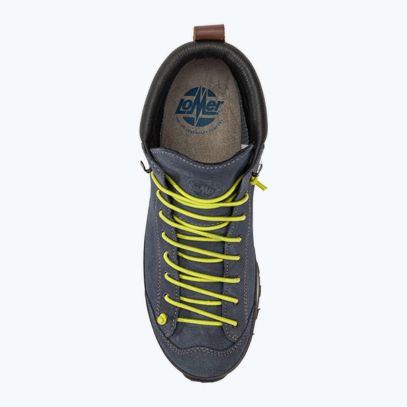 Pánské turistické boty Lomer Bio Naturale Mid Mtx Suede flag/lime 5