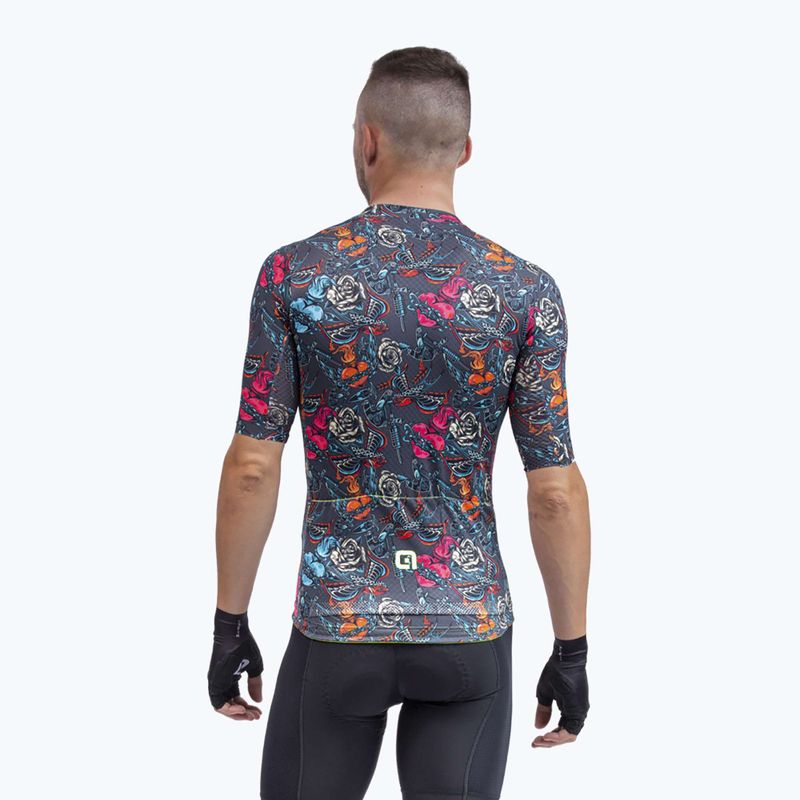 Pánský cyklistický dres Alé Tattoo šedý L22111403 2