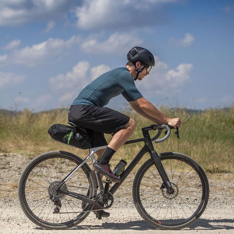 Pánský cyklistický dres Alé Color Block Off Road leaf green 9
