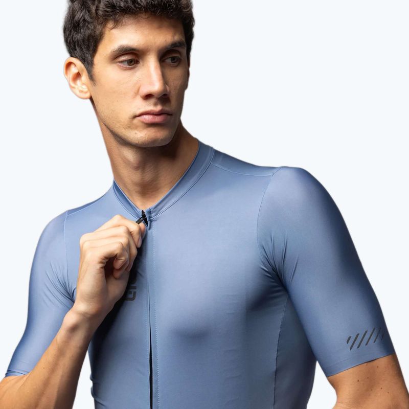 Pánský cyklistický dres Alé Color Block steel blue 5