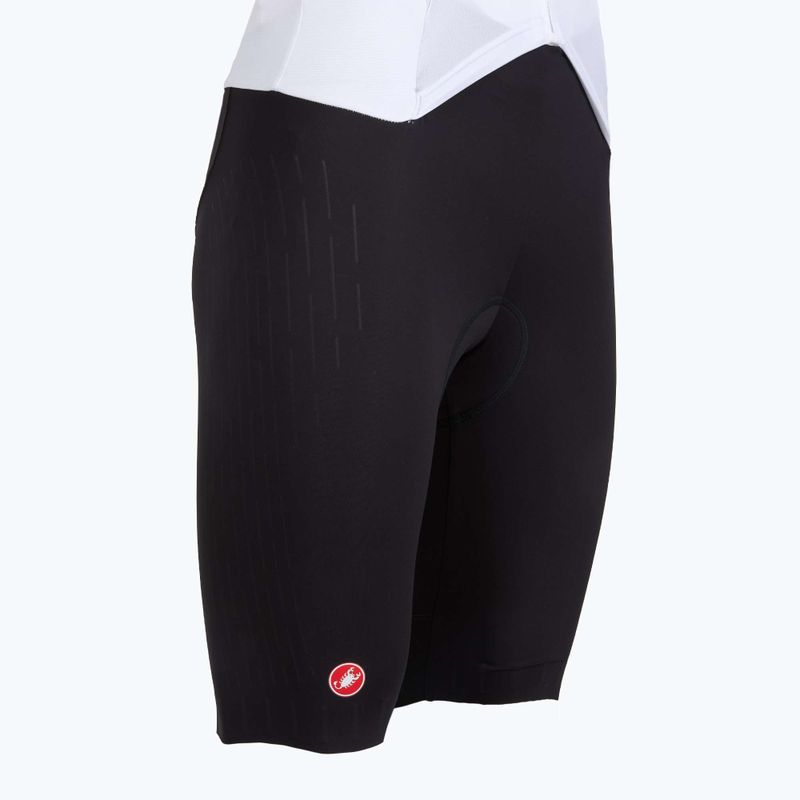 Dámská cyklistická kombinéza Castelli Free Sanremo 3 SS in white/black 5
