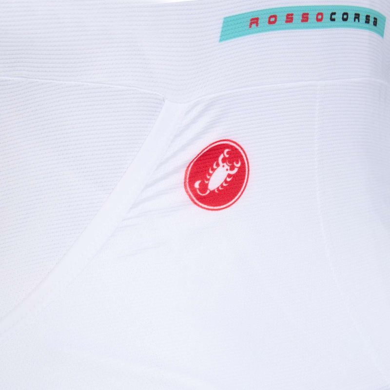 Dámská cyklistická kombinéza Castelli Free Sanremo 3 SS in white/black 6