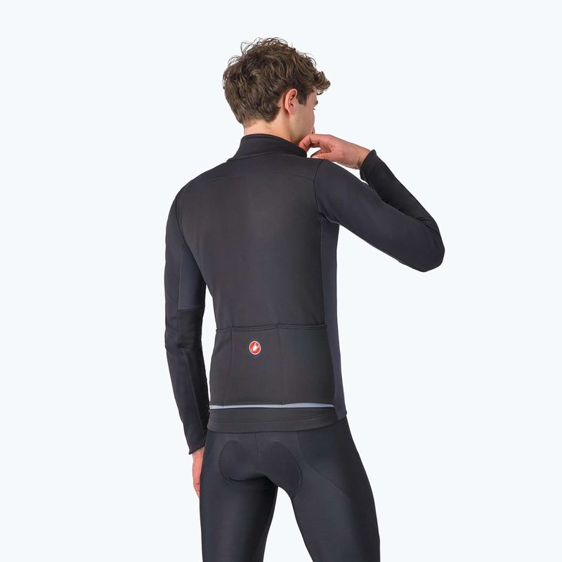 Pánská cyklistická bunda Castelli Entrata 2 light black/dark gray 2