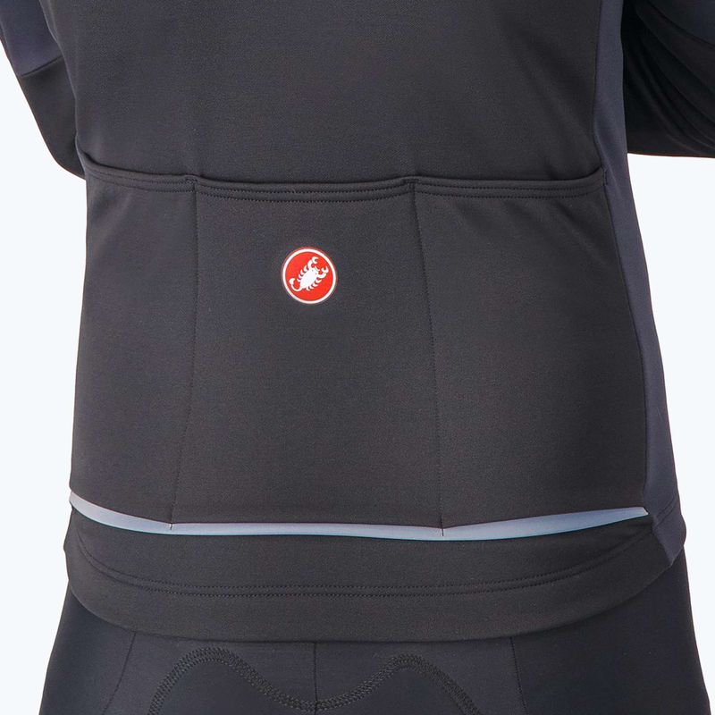 Pánská cyklistická bunda Castelli Entrata 2 light black/dark gray 5