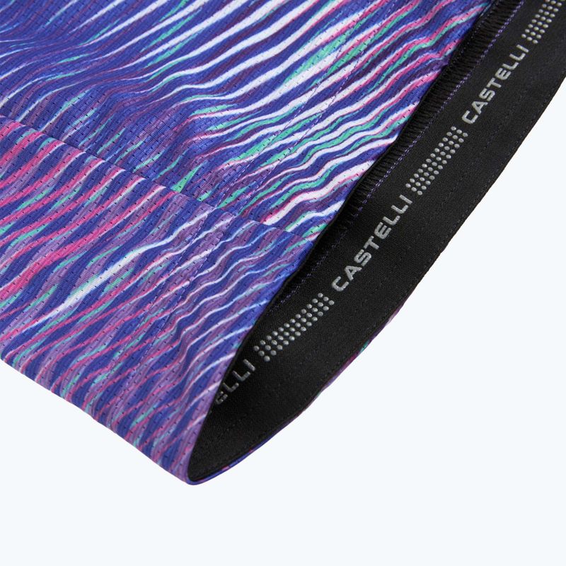 Dámský cyklistický dres Castelli Cosmic Vortex multicolor ultraviolet rose 4