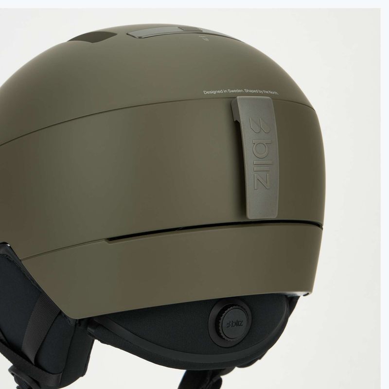Lyžařská helma Bliz S002 matte camo green 8