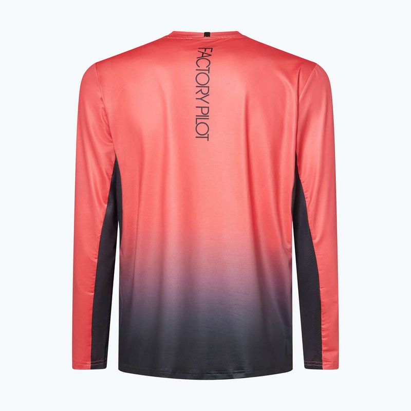 Pánské cyklistické triko Longsleeve Oakley Maven Coast 2.0 gradient paloma/black 2