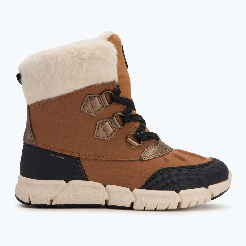 Dětské sněhule Geox Flexyper ABX whisky / black 2
