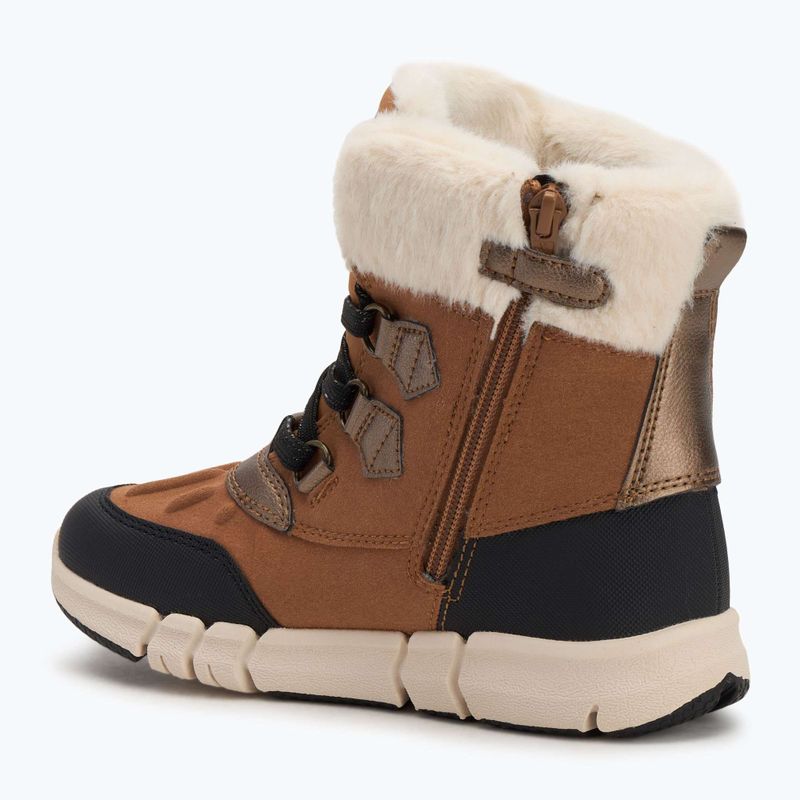 Dětské sněhule Geox Flexyper ABX whisky / black 3