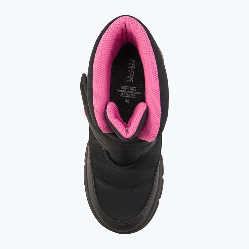 Dětské sněhule Geox Willaboom ABX black/fuchsia 5