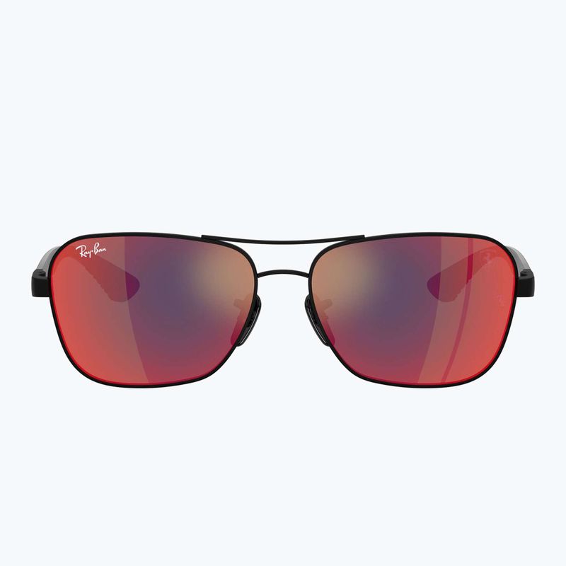 Sluneční brýle Ray-Ban Rb8336M Scuderia matt black/dark grey mirror blue/red 2