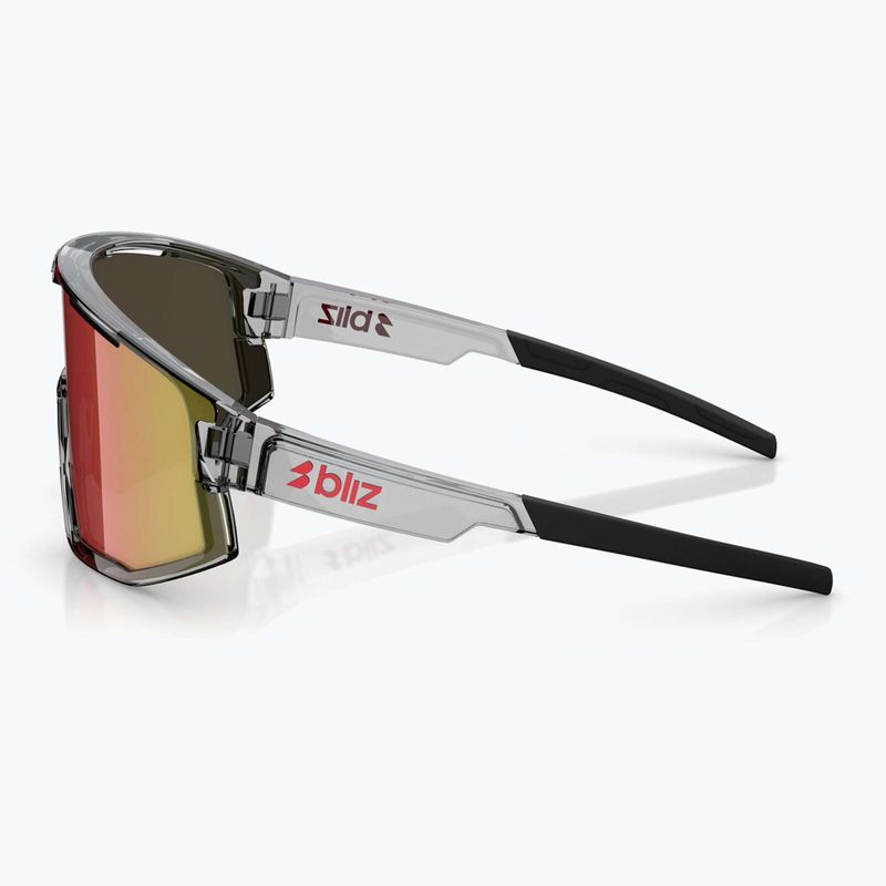 Sluneční brýle Bliz Vision transparent dark grey/brown red multi 4