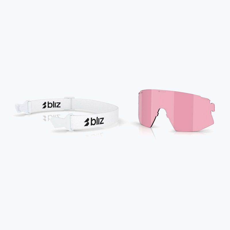 Sluneční brýle Bliz Breeze matte white/smoke blue multi/pink 6