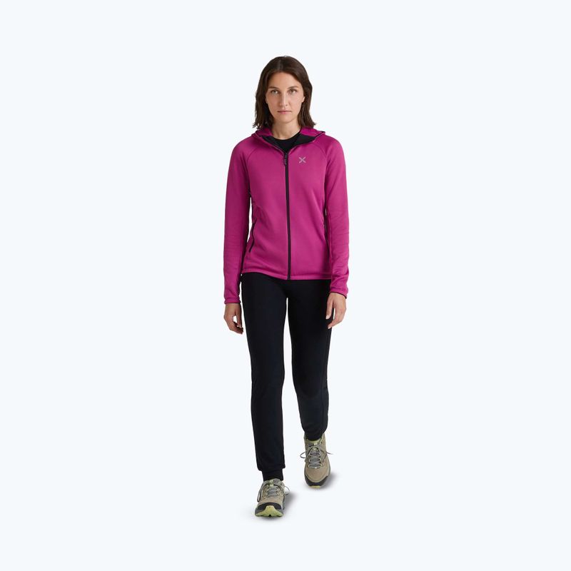 Dámská mikina Montura Fadis Grid Hooded Maglia Baton Rouge 2