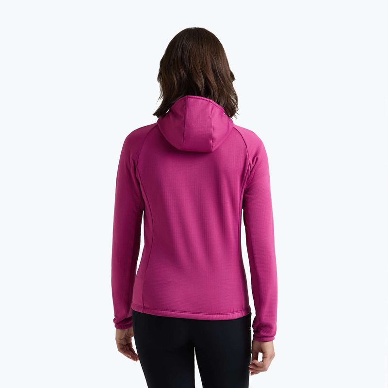 Dámská mikina Montura Fadis Grid Hooded Maglia Baton Rouge 3