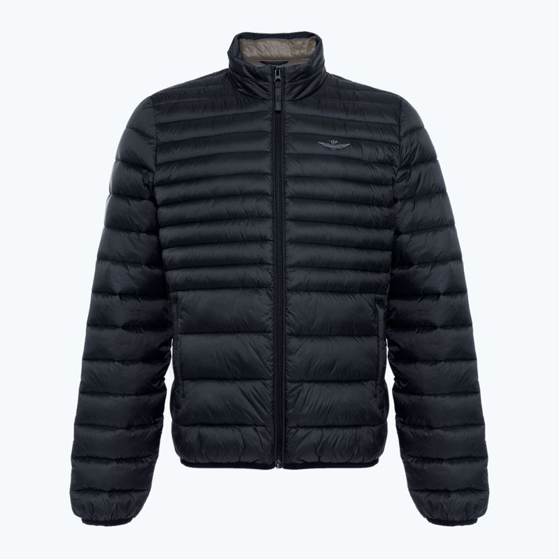 Pánská zimní oteplená bunda Aeronautica Militare Essential jet black