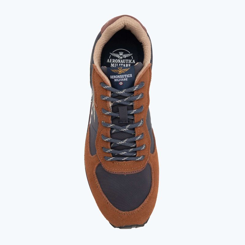 Pánské boty Boty Aeronautica Militare 252SC0320UPL00313 navy blue/brown 5