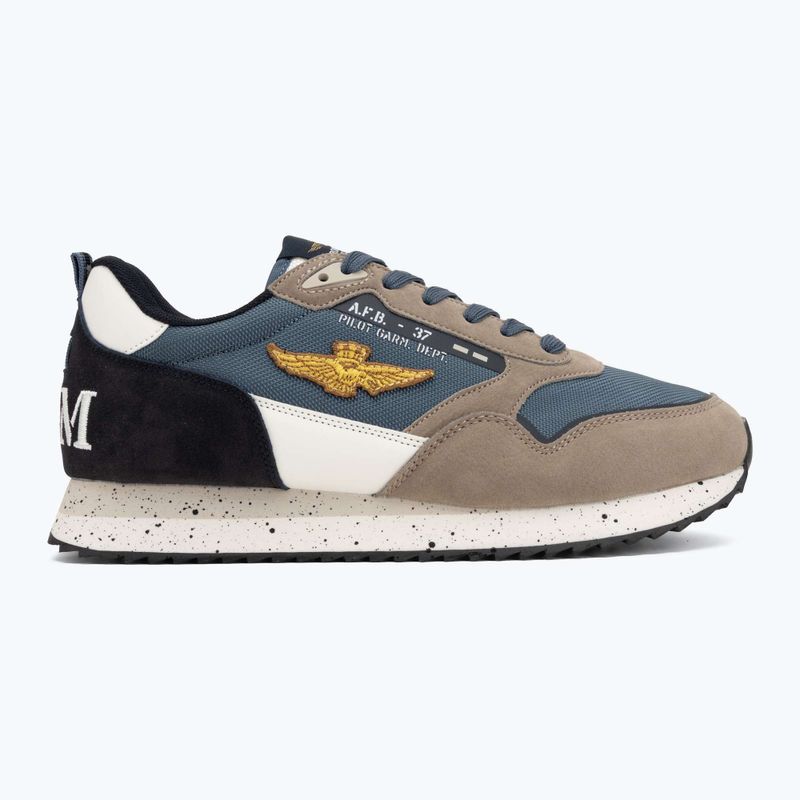 Pánské boty Aeronautica Militare SC0288UCT03545 multicolor jeans/sand 2
