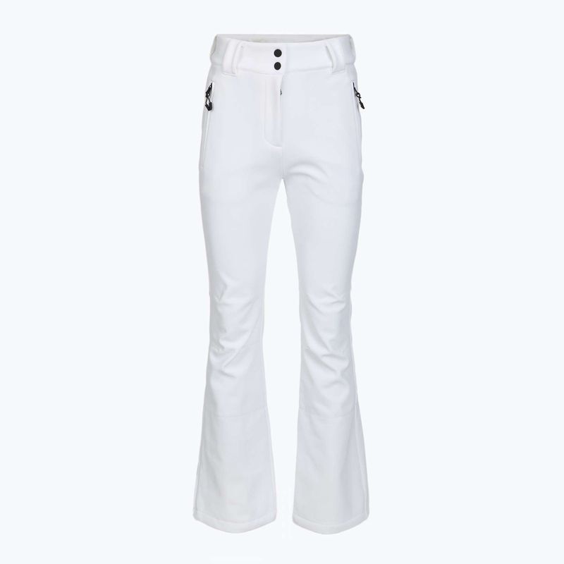 Dámské lyžařské kalhoty EA7 Emporio Armani Ski Kitzbuhel High Waisted Softshell white