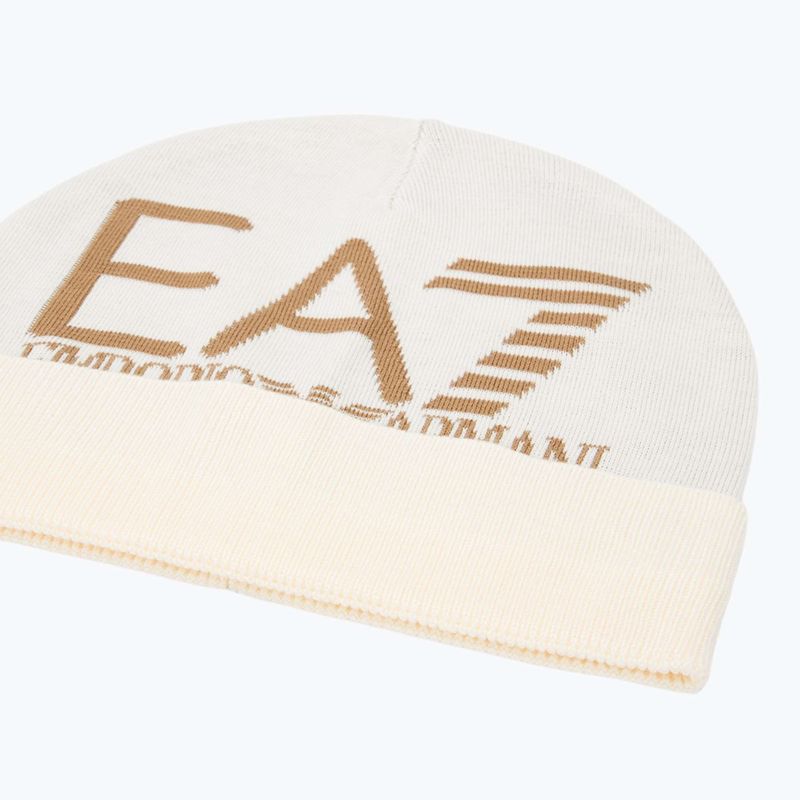 Zimní čepice EA7 Emporio Armani Mountain Visibility Beanie vanilla ice / tigers eye 3