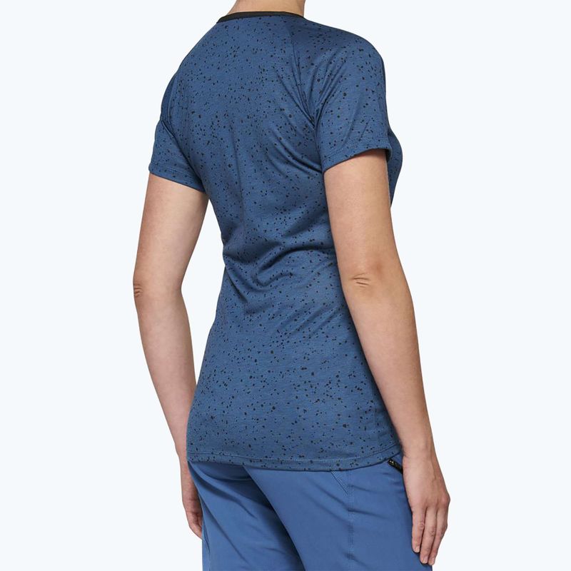 Dámský cyklistický dres 100% Airmatic W slate blue 2