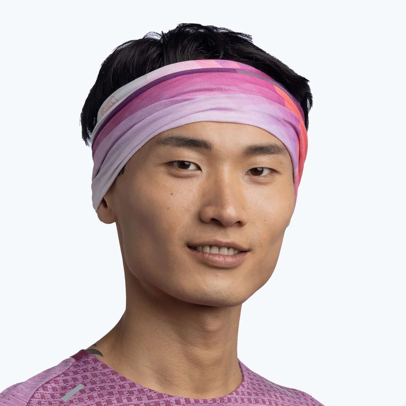 Multifunkční šátek BUFF Coolnet UV wae purple 4