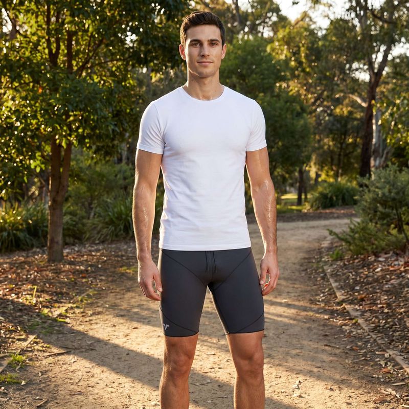 Pánské běžecké šortky Joma R-Trail Nature Short Tights šedé 103163 8