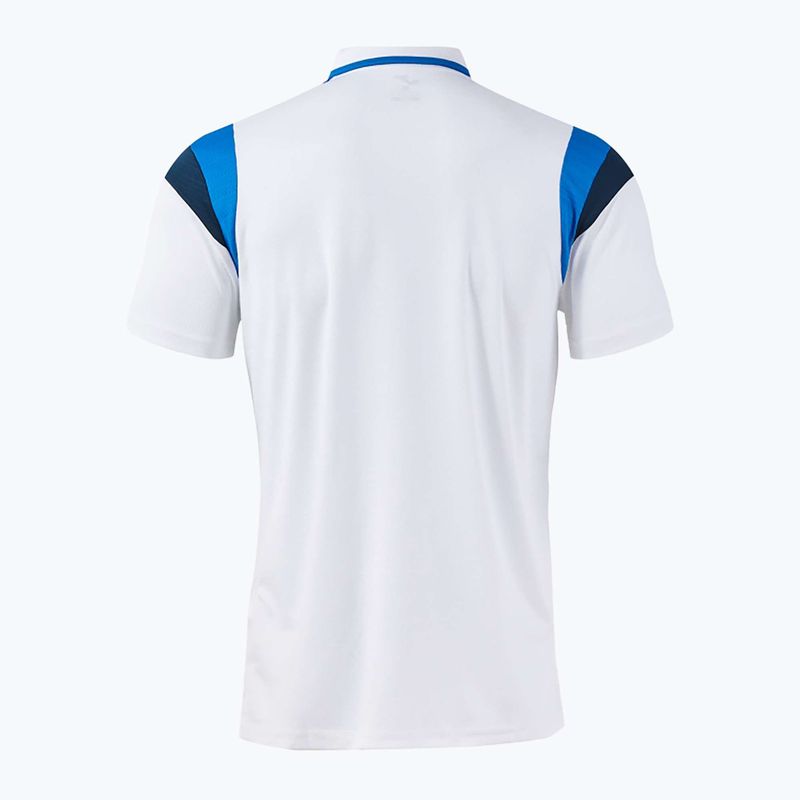 Pánské tenisové tričko Joma Terra Polo white/royal 2
