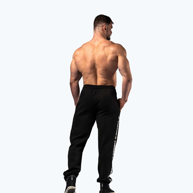 Pánské tréninkové kalhoty NEBBIA Hero black 4