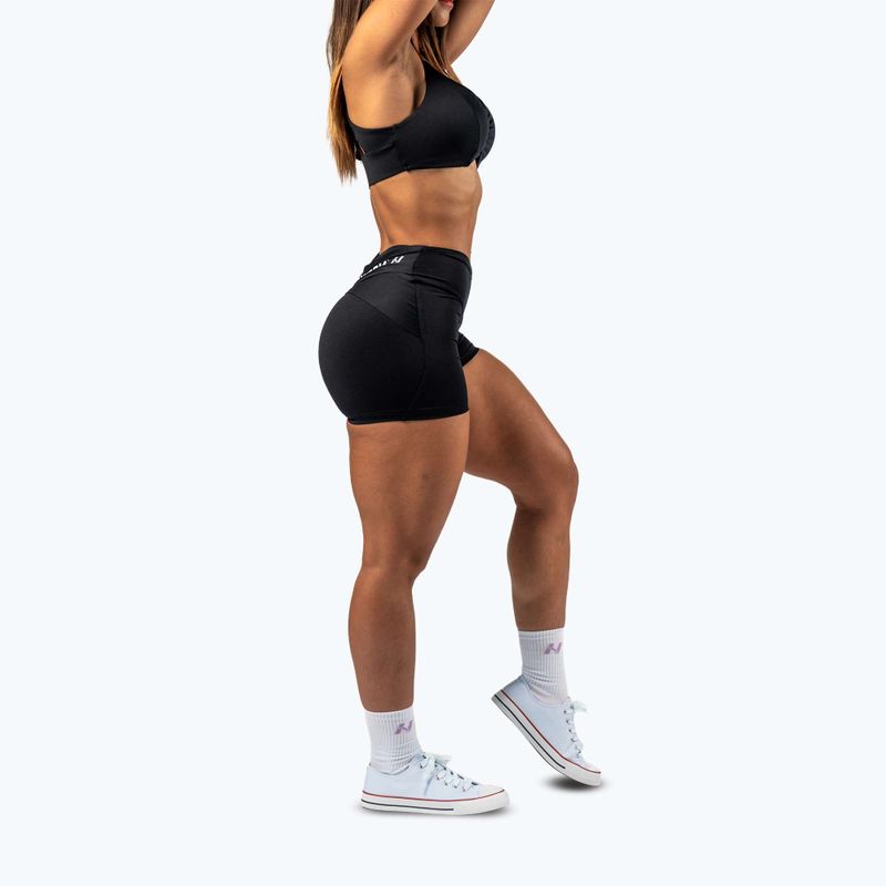 Dámské tréninkové šortky NEBBIA Strong Beauty black 4