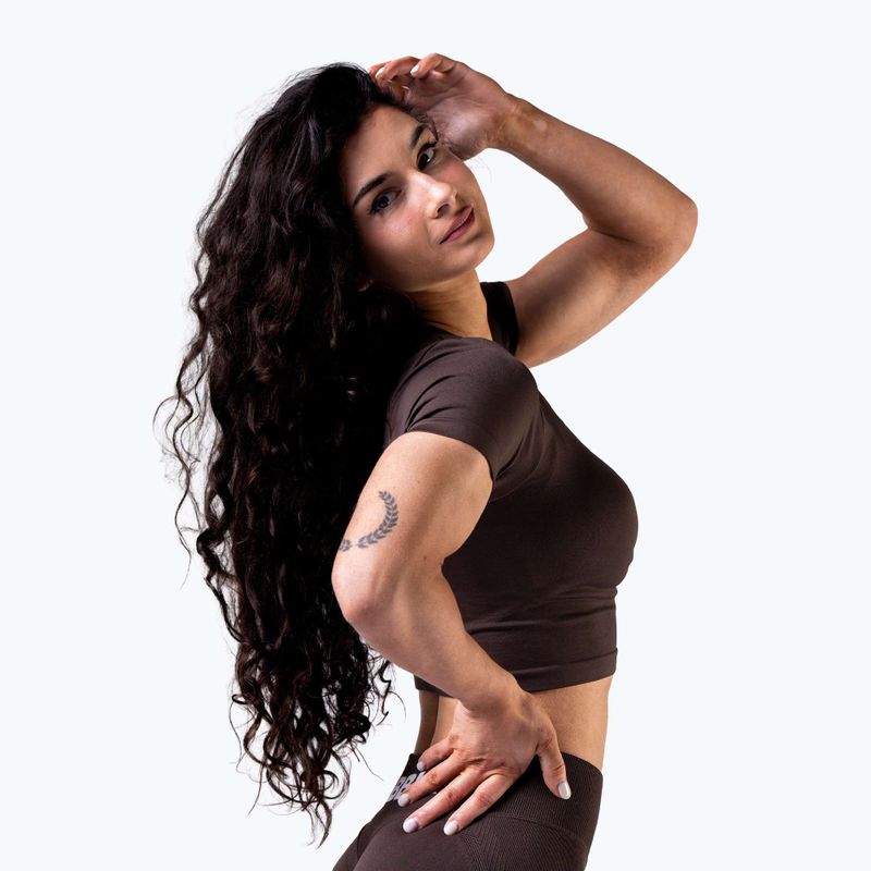 Dámské tréninkové tílko NEBBIA Power dark brown 3